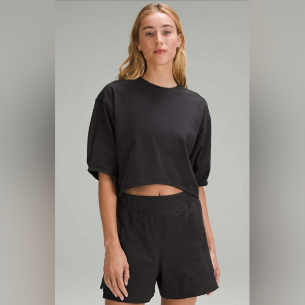 Lululemon Heavyweight Cotton Cut-Out T-Shirt